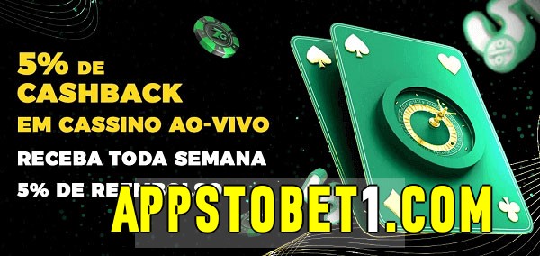 Promoções do cassino ao Vivo appstobet 